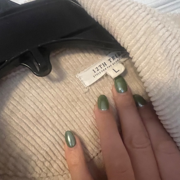 12th Tribe Cropped Tan Jacket - Picture 8 of 9